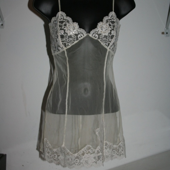 Victoria's Secret Other - VS Victoria Secrets See Thru White/Cream Nighty